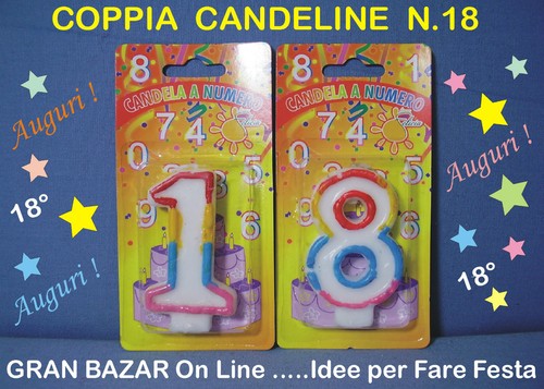 Candelina candeline 2 pz - candeline,