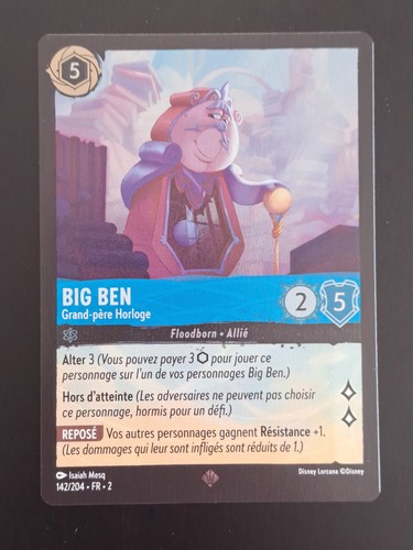 Carte disney lorcana big ben - carte,