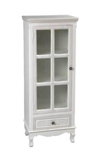 VETRINA ANTA CASSETTO RIPIANI