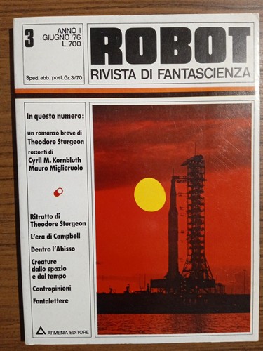 Robot rivista fantascienza - rivista, di