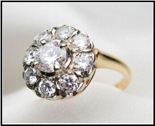 Anello vintage oro giallo - anello,