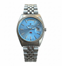 Raro orologio da polso uomo vintage Ricoh President automatico 21 gioielli made in Japan