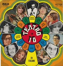 RAFFAELLA CARRA'-LUCIO BATTISTI-MINA- PAVONE-BAGLIONI-TEATRO 10 LP ARGENTINA 73