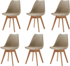 Set Di 6 Sedie Imbottite per