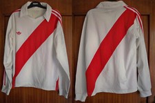 MAGLIA ADIDAS TIPO RIVER PLATE/ PERU' ANNI 80 VINTAGE