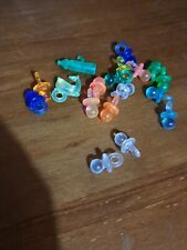 SET GIOCHI ANNI 70/80 , CIONDOLI COLORATI CIUCCIO DELFINO,  ACCESSORI BARBIE 