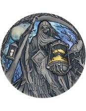 THE ONE WHO WAITS Personaggi della Morte 2 Oz Moneta Argento 2000 Franchi Camerun 2024