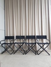 Set vintage metà secolo di 4 poltrone registi danesi di Hanne Hansen R377