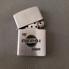 Accendino Vintage Pepsi "Say Pepsi Please" - Stile Zippo - Da Collezione / Memor