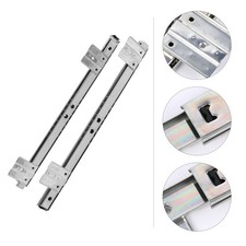 1 Paio Binario Scorrevole in Acciaio Laminato a Freddo per Tastiera Cassetto Uso Sotto Scrivania