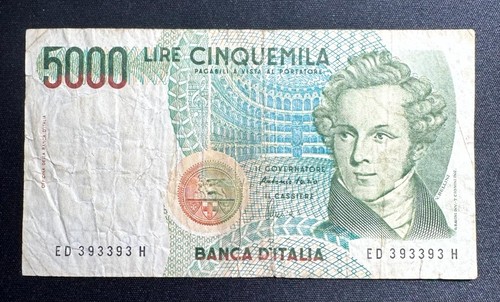 Repubblica italiana 5 000 - italiana,