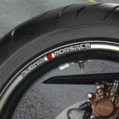 Adesivi cerchi ruota ducati - adesivi,