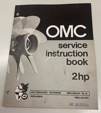 Manuale manutenzione cod. 8026281 per Evinrude/Johnson 2 HP 2T 1972/1973/1974