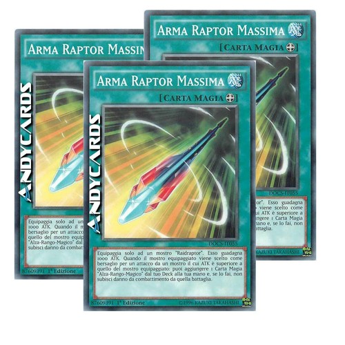 Arma raptor massima - 3x,