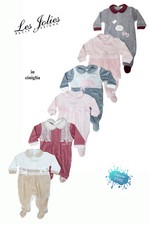 Tutina neonata ciniglia prima nascita corredino giorno e notte LES JOLIES