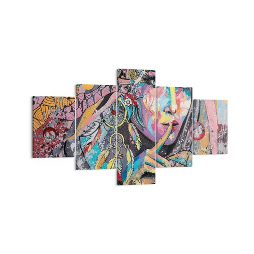 Quadro tela 125x70cm donna - quadro,