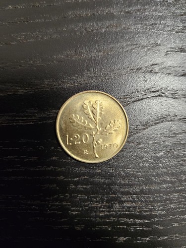 Moneta lire ramo - moneta, 20