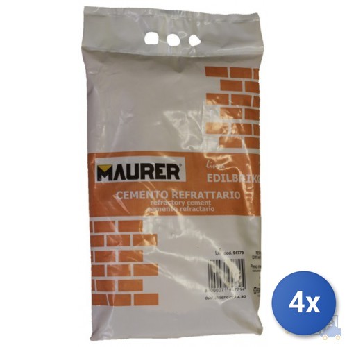 Cemento refrattario maurer - 4x,