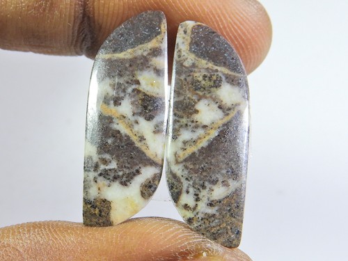 Coppia diaspro cocco naturale - diaspro,