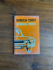 Uso e Manutenzione - Chrysler France Simca 1301 - 1501