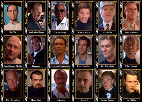 James bond villains trading - james,