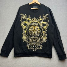 Zara felpa uomo grande nera - felpa,