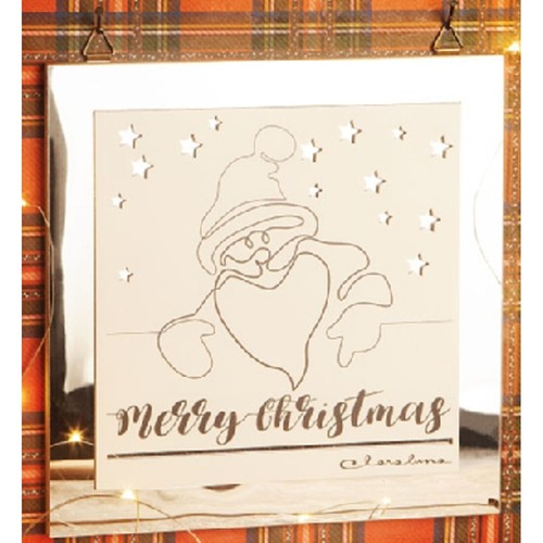 Quadretto specchio santa claus