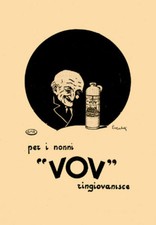 PEZZIOL VOV LIQUORE L. MORBELLI 1923 NONNO grafica pubblicitaria originalvintage