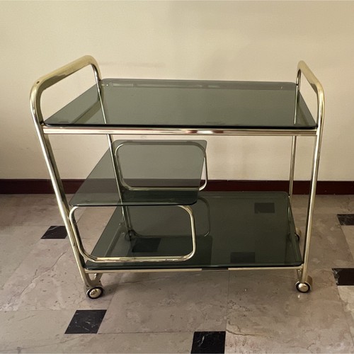 Carrello bar oro metallo - oro, e