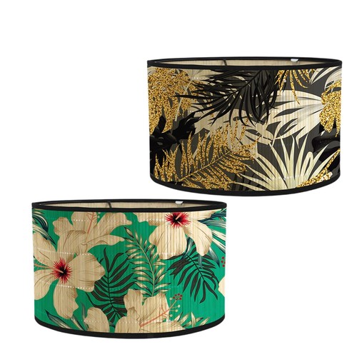 Paralume stampato tropicale - , a