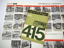 Fiat 415 Trattore Manuale Uso