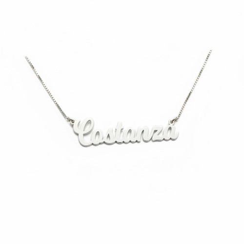 Collana nome costanza argento - costanza,
