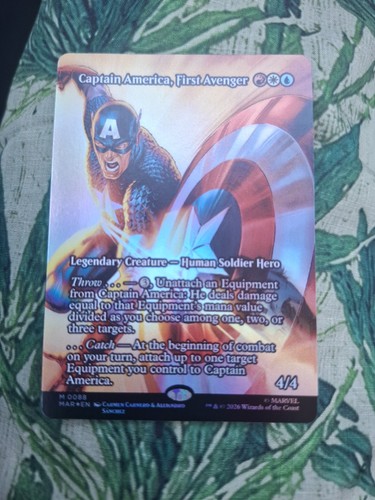 Foil captain america - captain, first