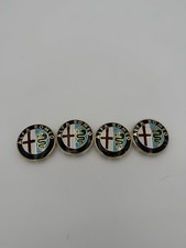 4 COPRIMOZZO RUOTE ALFA ROMEO 159 giulietta brera ORIGINALI 60mm 50521712