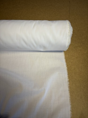Tessuto metri bianco tinta - 5,