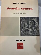SCATOLA SONORA Alberto Savinio