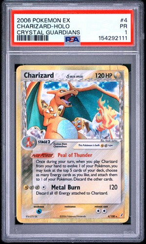 Pokemon charizard holo 100 - charizard, 4/100