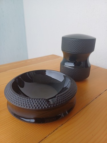 Set fumo porcellana - set, nera