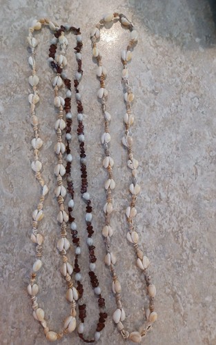 Collana conchiglie cowrie - 3,