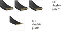 Kit 4 cinghie per Combinata