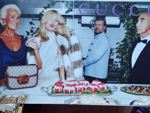 Pubblicità gucci stampa abiti - pubblicità,