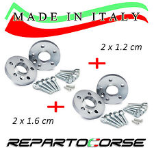 KIT 4 DISTANZIALI 12+16 mm REPARTOCORSE MINI R50 R53 COOPER S 100% MADE IN ITALY
