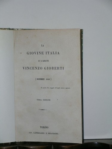 Giovine italia l abate - italia, l'abate
