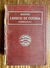 Cesare Picco - Lessico di Cucina Abbreviato - 1952 Cappelli / Di Stefano Editori