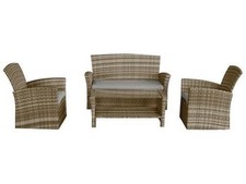 SET RATTAN SALOTTINO CENTURY 2 POLTRONE DIVANETTO E TAVOLINO