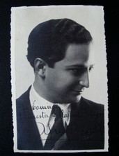 Autografo Africo Baldelli Tenore Foto Brazzoli 1940 Teatro
