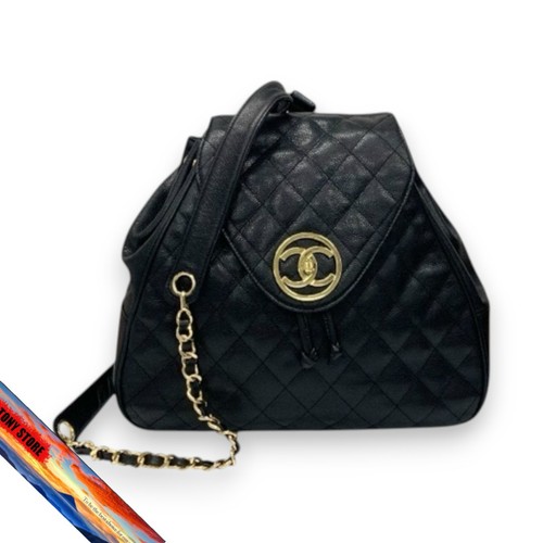 Zaino chanel nero - chanel, oro