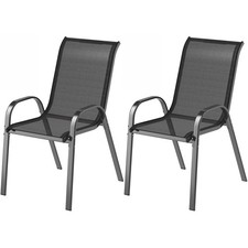 Outsunny set sedie da - set, 2