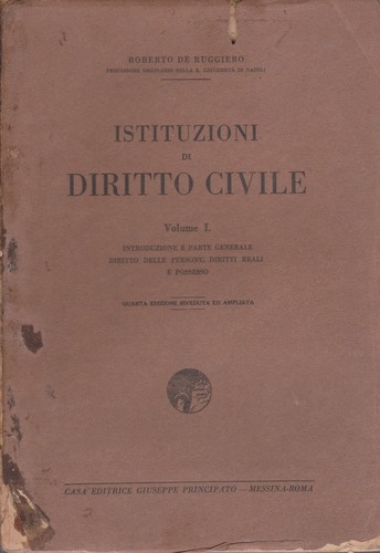 Ruggiero istituzioni di - de,