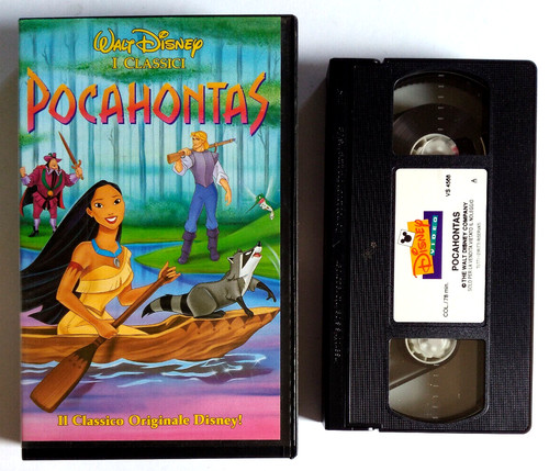 Vhs pocahontas film animazione - vhs,